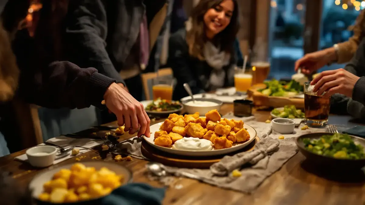 Deze goudbruine bloemkoolkroketjes uit de oven zijn licht, smakelijk en klaar in 30 minuten voor je winterse borrels