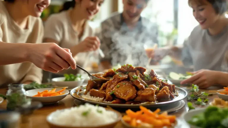Karamelvarkensvlees een gerecht dat verwachtingen overtreft en zeker indruk maakt voor het Chinese nieuwjaar