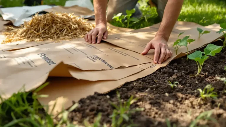 Met de kartontechniek verbeteren tuiniers moeiteloos hun bodem en vermijden ze onkruid wieden