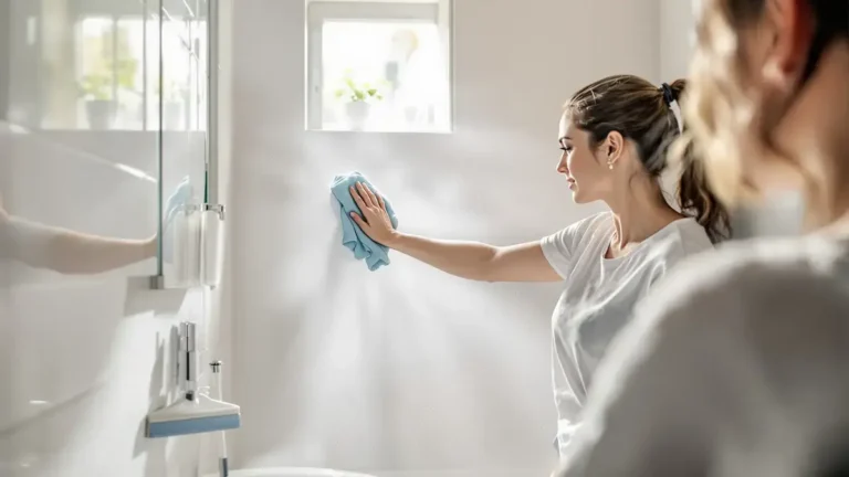 Eén minuut per dag verwijdert schimmel van de voegen in uw badkamer