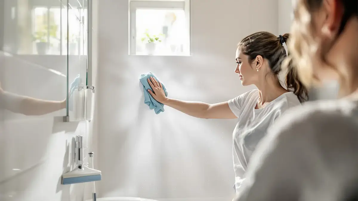 Eén minuut per dag verwijdert schimmel van de voegen in uw badkamer