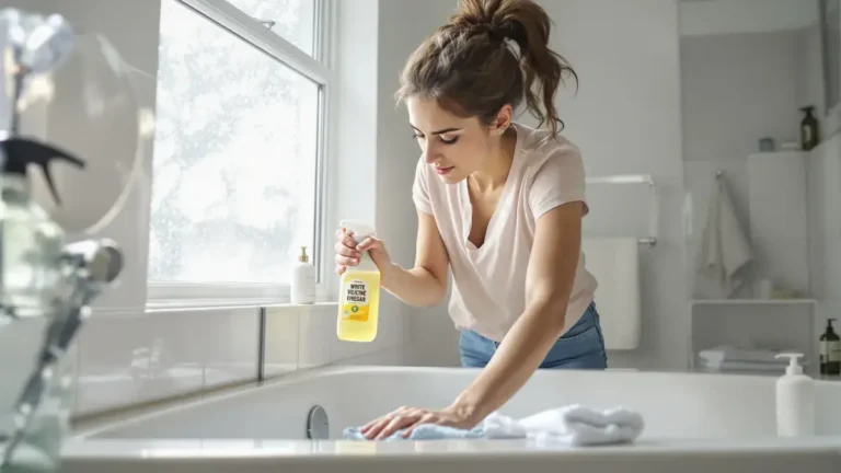 Schimmel in de badkamer een eenvoudig jaarlijks ritueel voorkomt een veelgemaakte fout met bleekmiddel