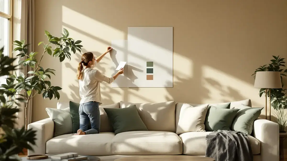 Voordat u uw woonkamer in 2026 schildert, vergeet de regel van 3 kleuren niet voor een harmonieus resultaat